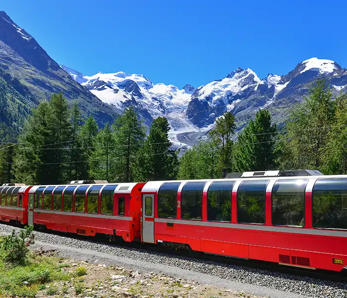 bernina express tren 