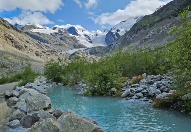 glaciar de Morteratsch glaciar de Morteratsch